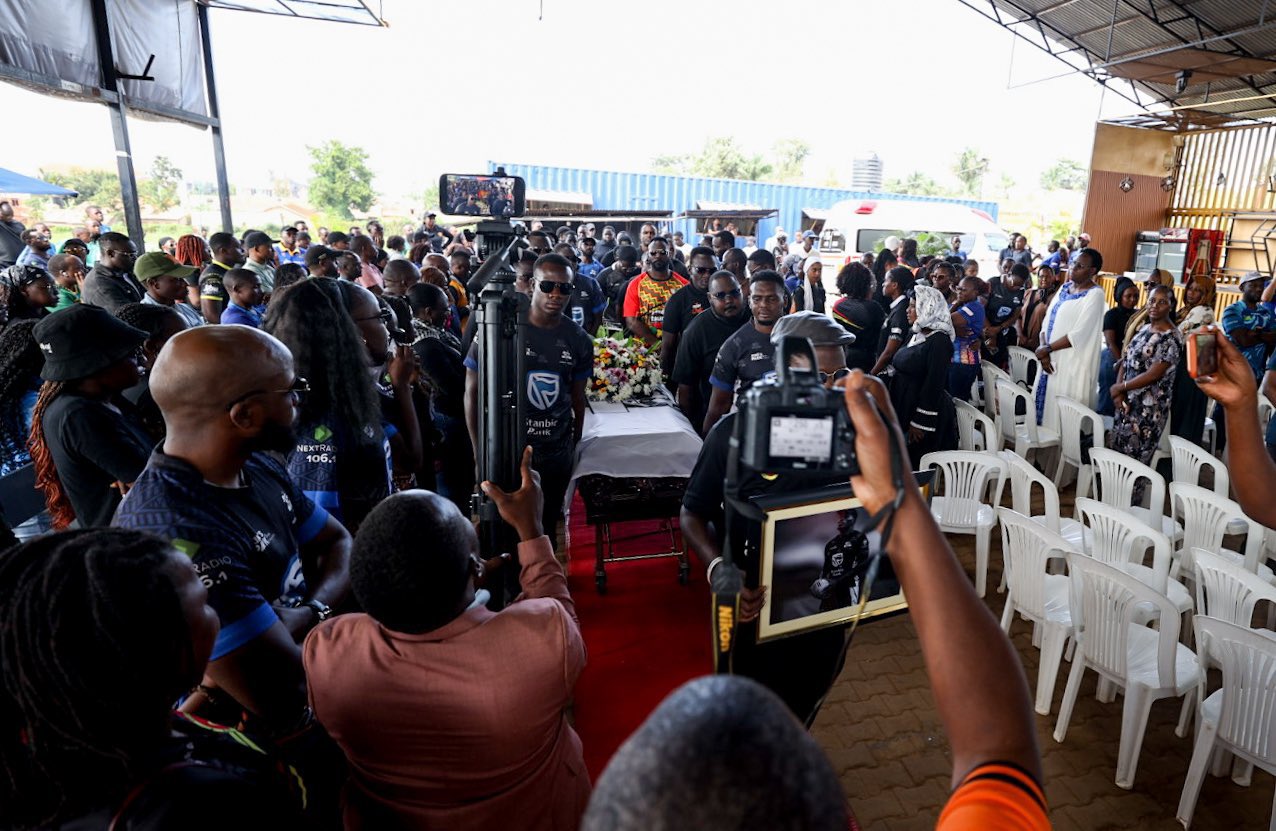 Mother breaks down as parents recount final moments of rugby star Sydney Gongodyo