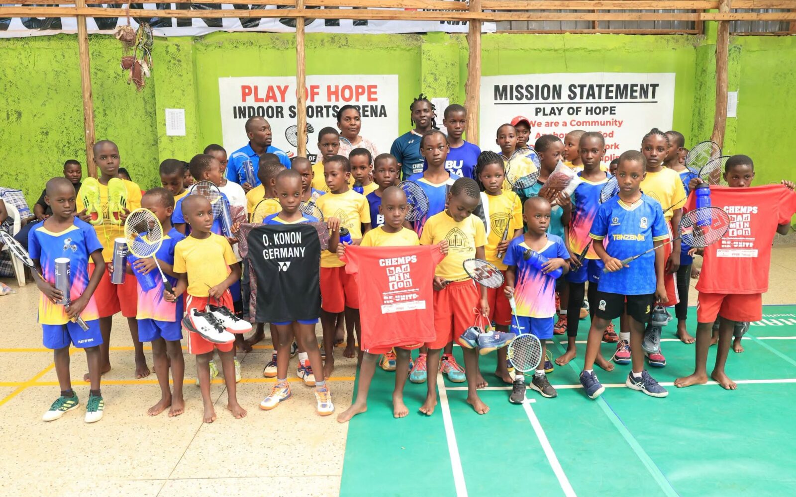 Ekiring donates badminton equipment to boost grassroots development