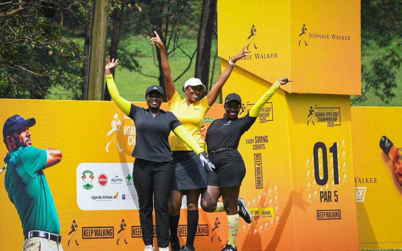 Johnnie Walker Uganda Open Ladies Championship Tees Off