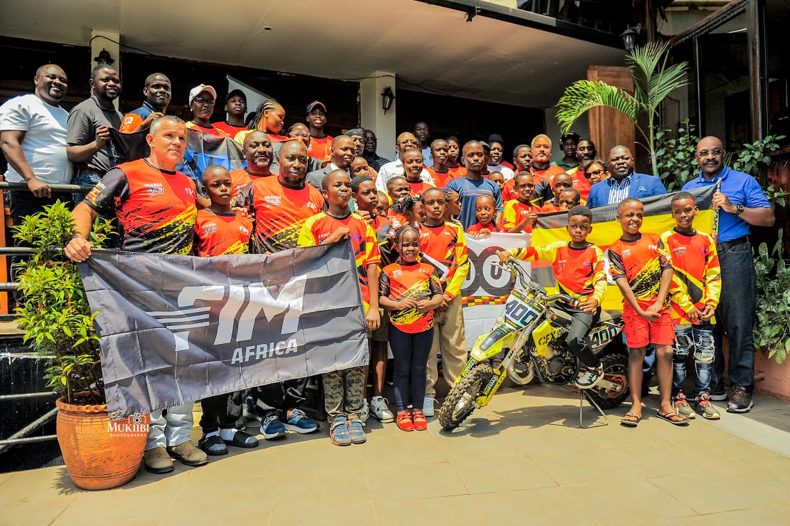 Team Uganda Flagged Off for 2026 FIM Africa Motocross Championship