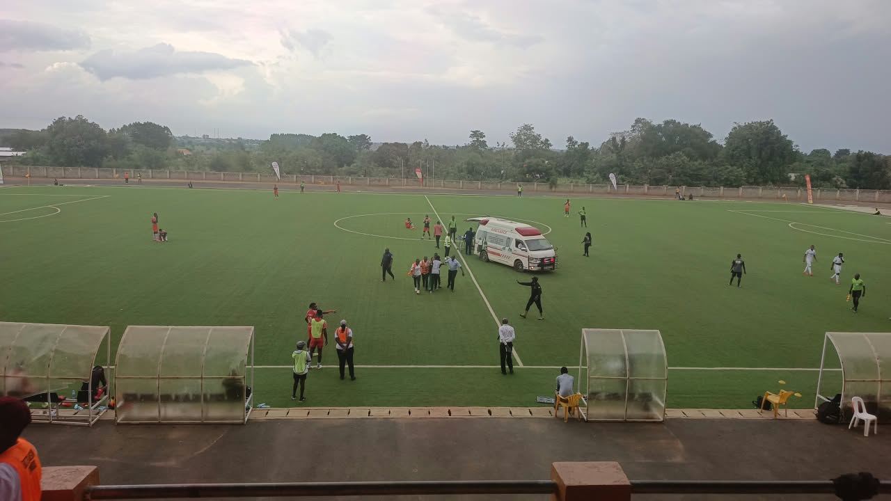 Blacks Power’s Ivan Okello Rushed to Hospital with Suspected Broken Leg